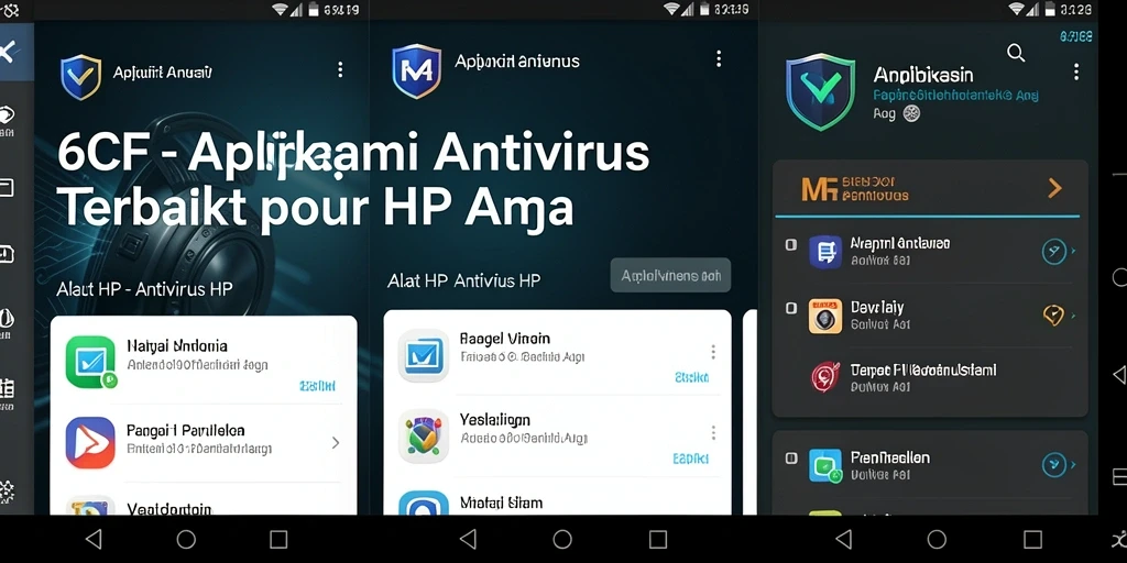 Antarmuka pengguna 6CF yang sederhana dan intuitif.