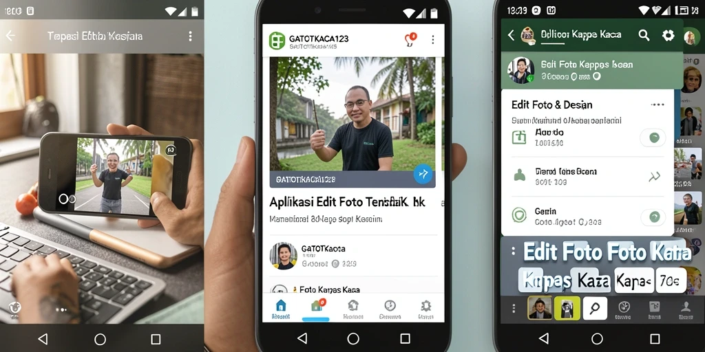 Antarmuka GATOTKACA123 yang menarik dengan berbagai fitur edit foto.