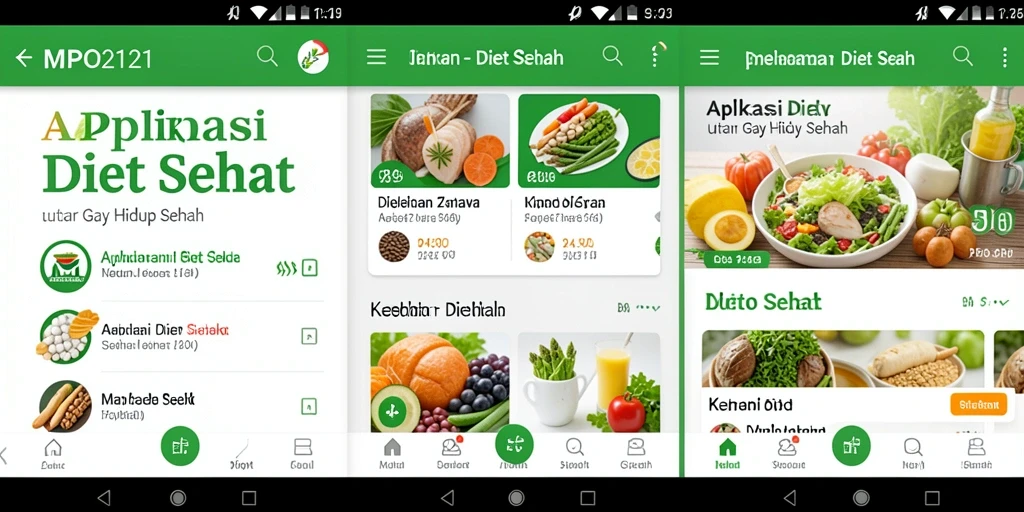 Antarmuka MPO2121 yang sederhana dan mudah digunakan untuk diet sehat.
