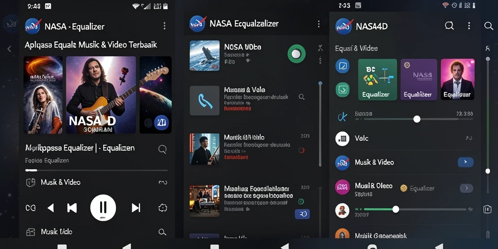 Antarmuka aplikasi Equalizer NASA4D yang menarik dan fungsional.