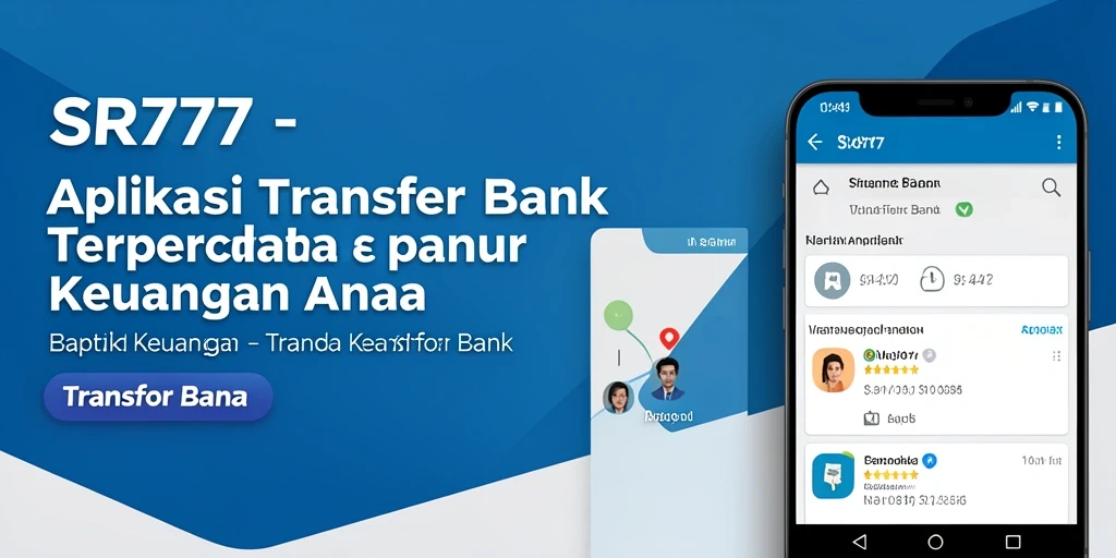 Antarmuka SR777 yang sederhana dan fungsional untuk transfer bank.